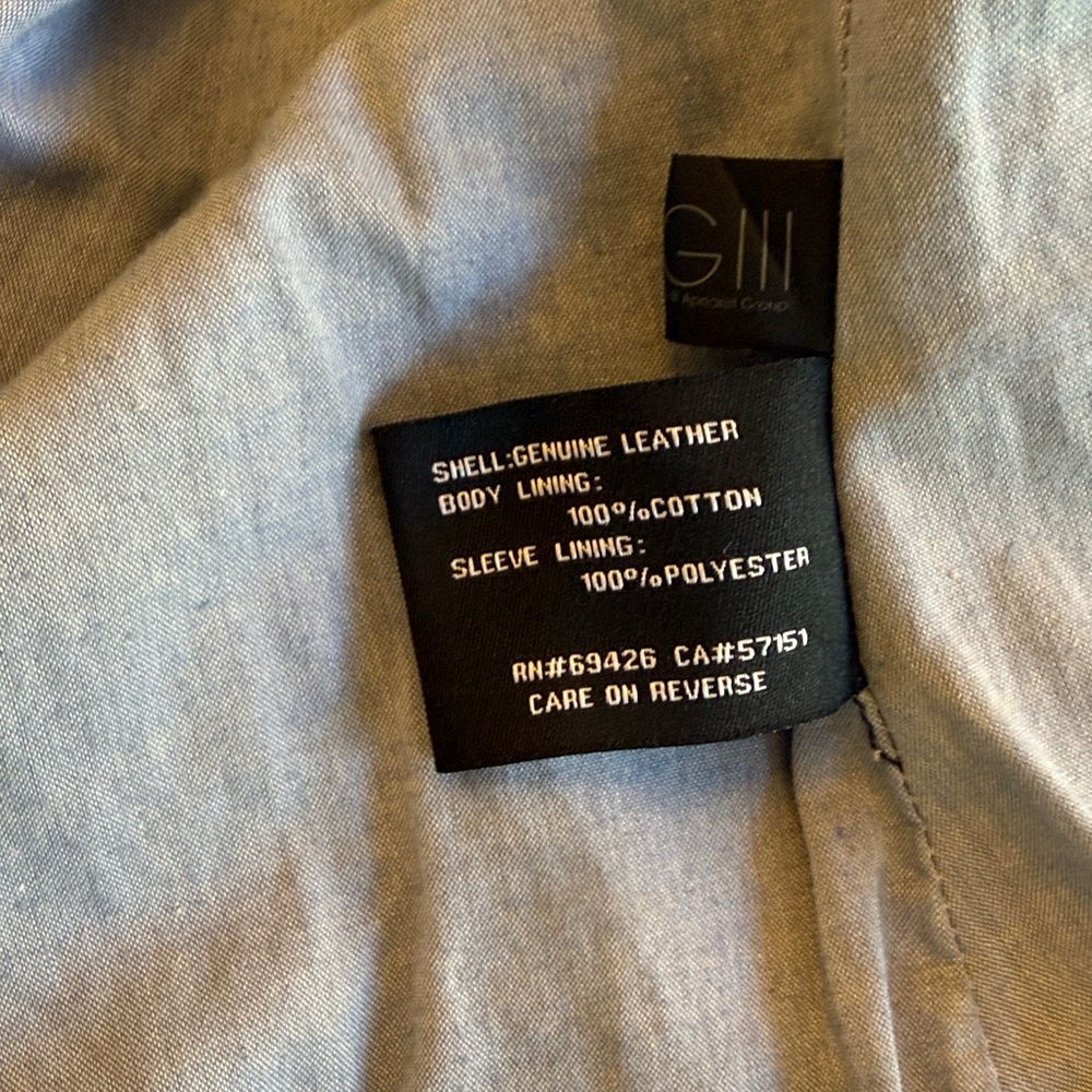 Wilson Leather / Black Rivet Light Brown Leather Jacket - Picture 11 of 12
